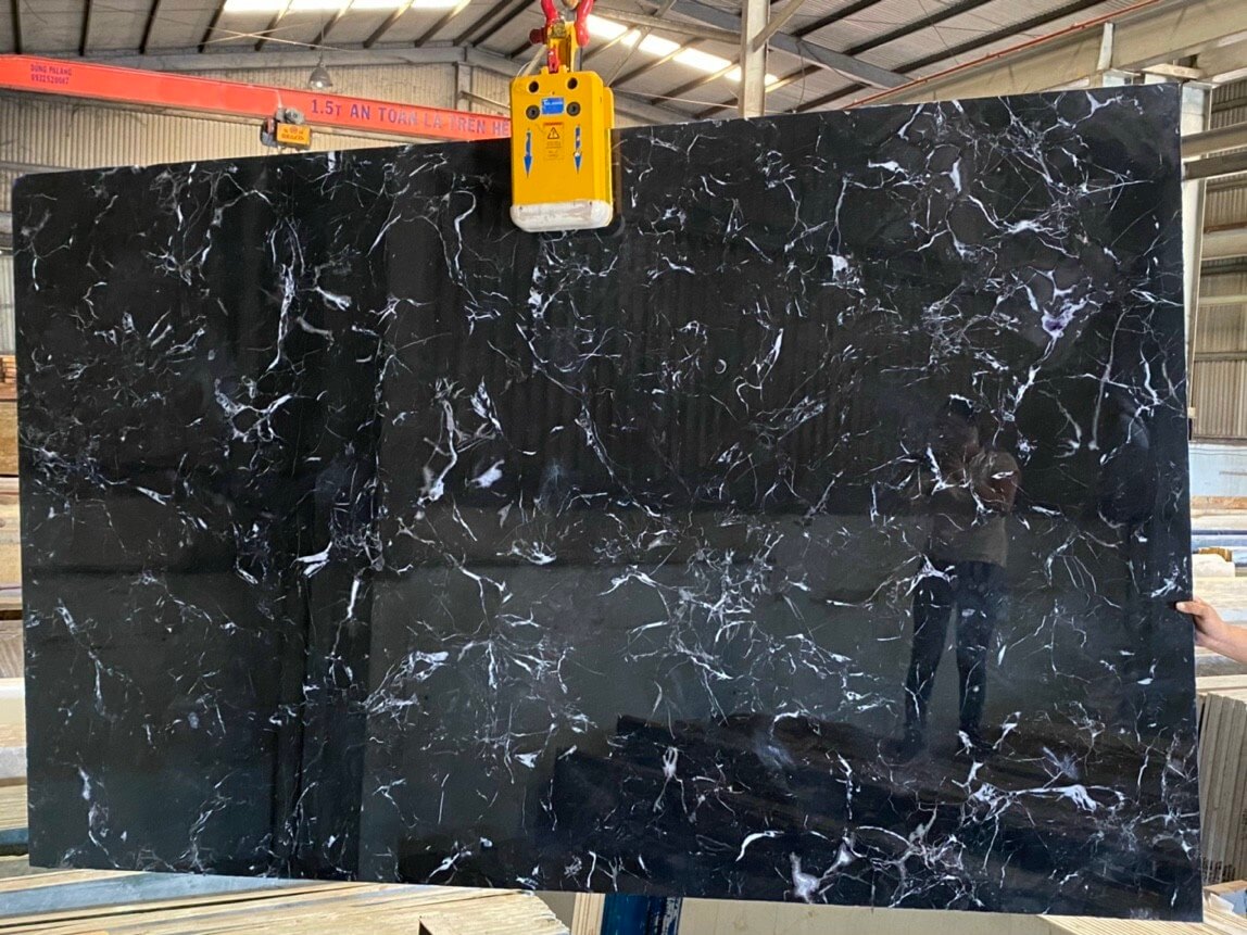 Đá granite đen vân trắng