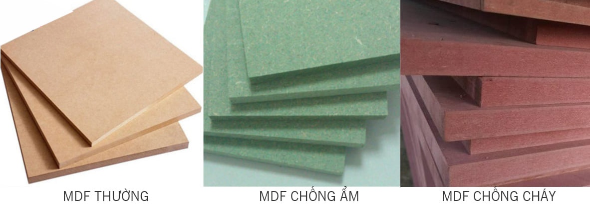 Gỗ MDF có mấy loại?