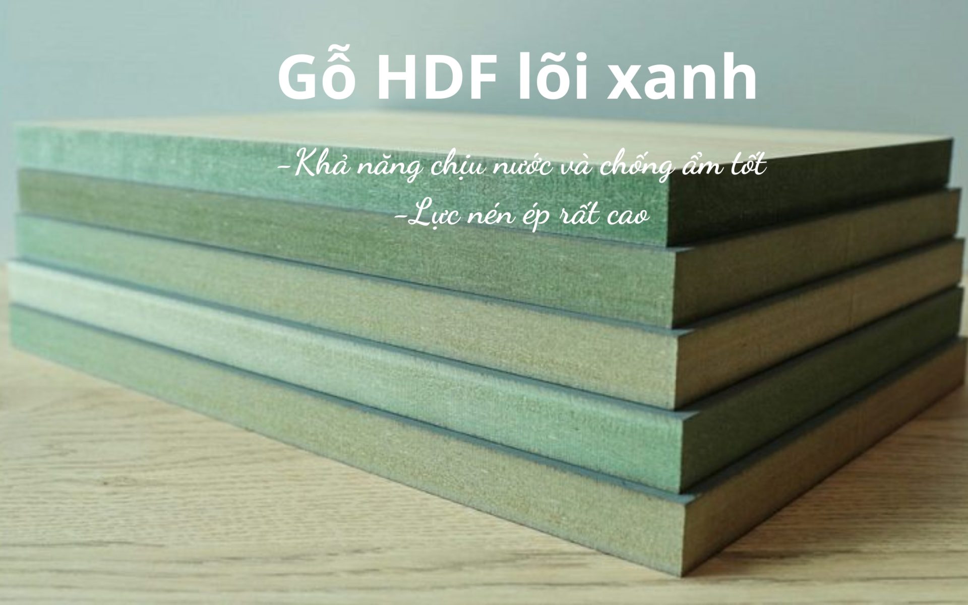 Màu xanh của gỗ được tạo từ màu công nghiệp hữu cơ, an toàn sức khỏe người dùng