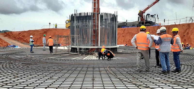 Yêu cầu tỷ lệ pha trộn bê tông trong thi công khách sạn