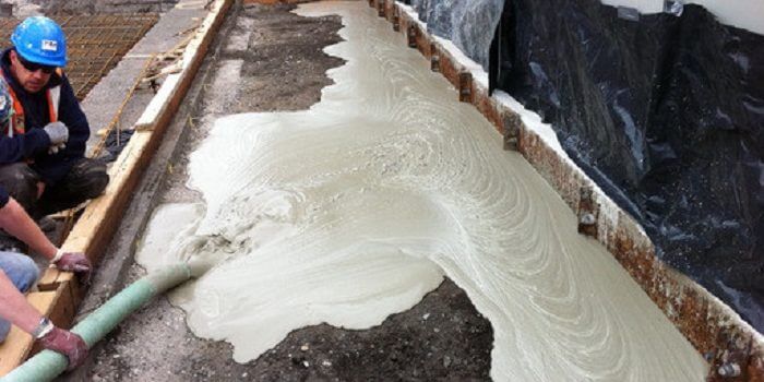 Trạng thái lỏng bê tông bọt dễ làm đầy các lỗ rỗng