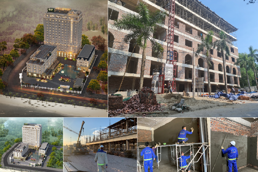 thiet ke thi cong khach san resort van an group bien nho