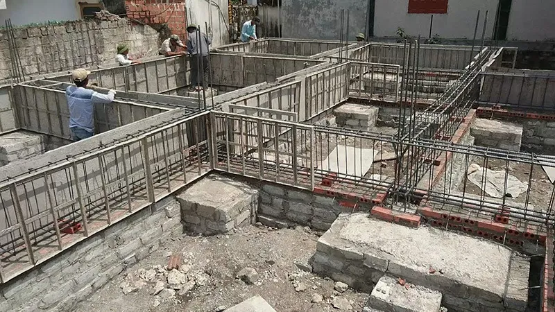 Cấu tạo của móng băng và móng bè