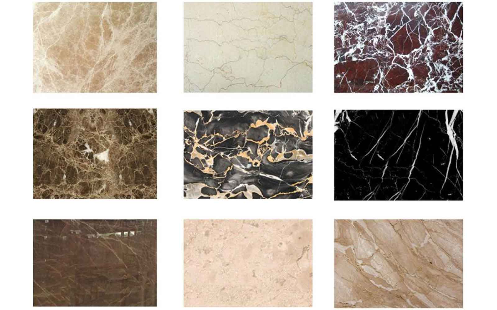 Đá marble nhân tạo có mẫu mã, màu sắc đa dạng