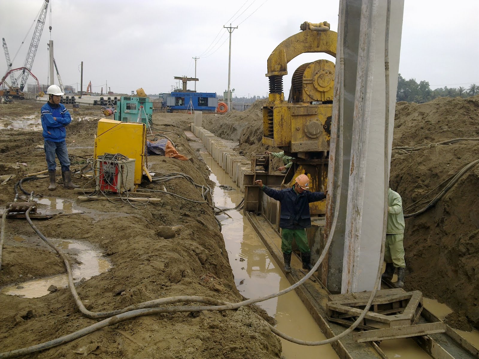 Một số lưu ý khi thi công ép cọc bê tông