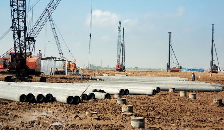 Cọc bê tông ly tâm được sử dụng phổ biến trong nhiều công trình xây dựng