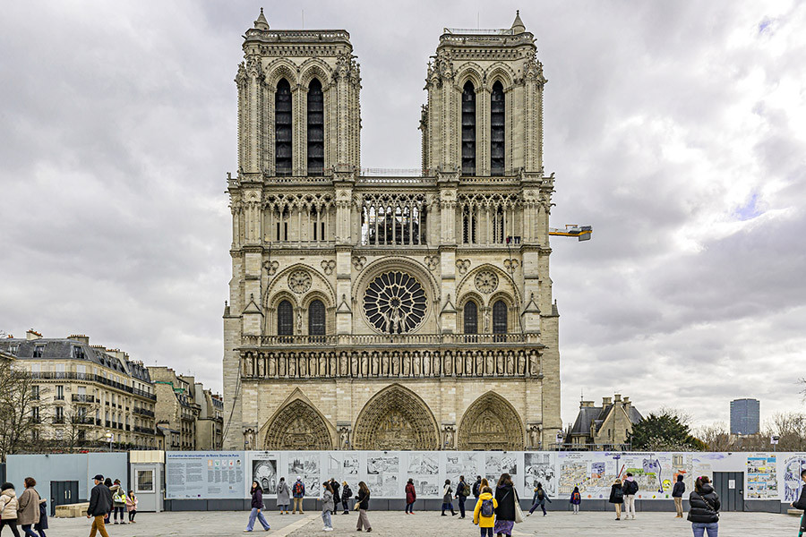 tác phẩm kiến trúc Nhà thờ Đức Bà Paris