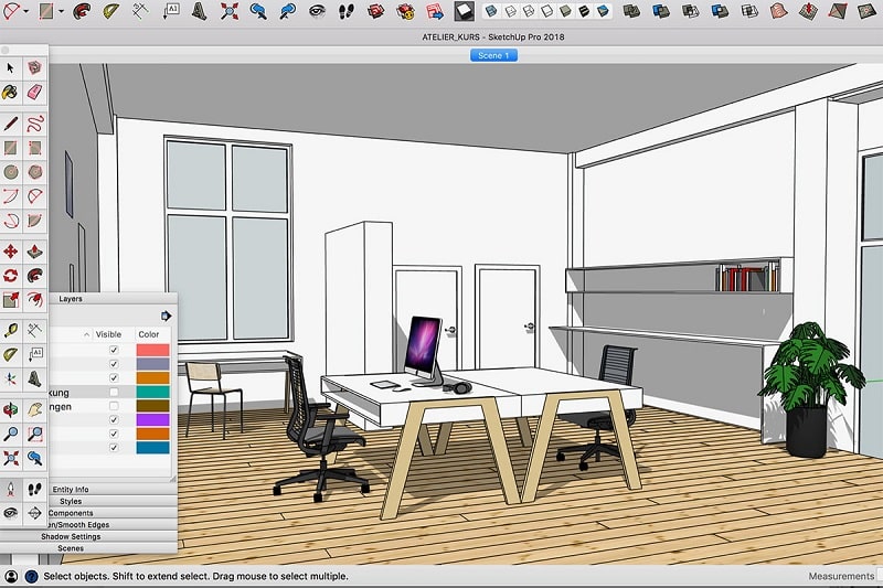 Các lệnh trong SketchUp