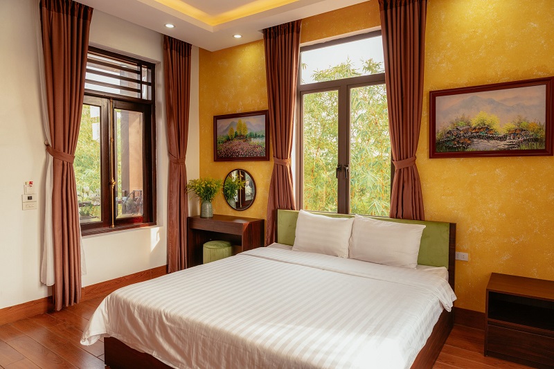 Mẫu thiết kế phòng double garden view