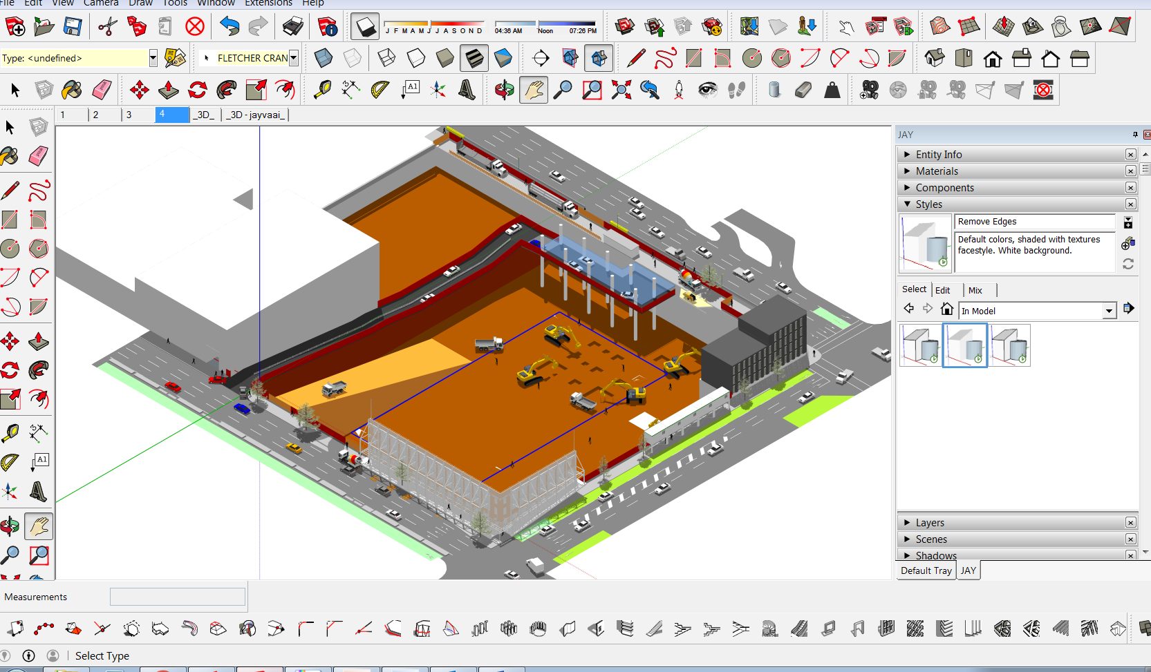Sửa lỗi SketchUp không dùng được phím tắt và lệnh