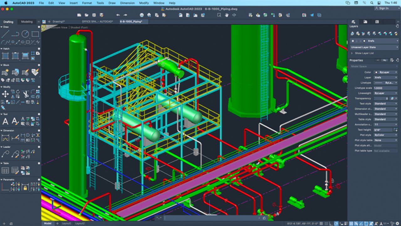 Tính năng của phần mềm AutoCAD