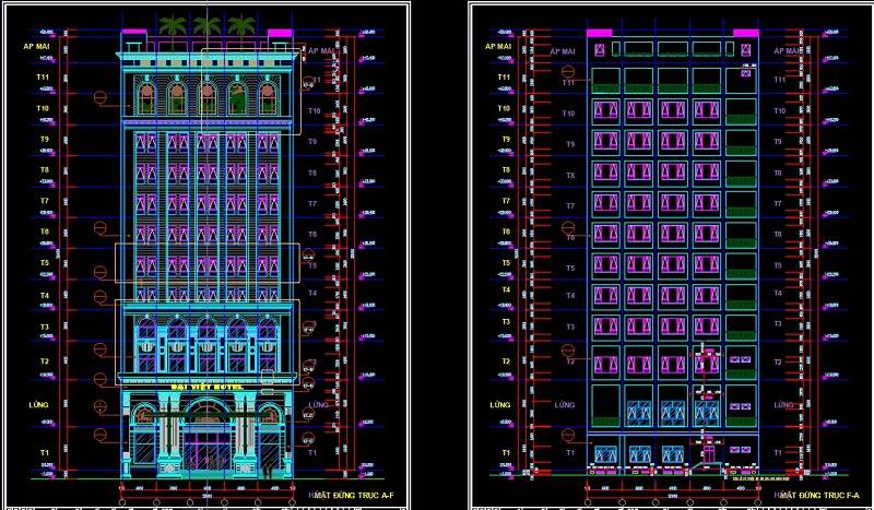Ứng dụng phần mềm CAD trong thiết kế khách sạn