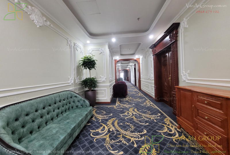 Thảm hành lang khách sạn