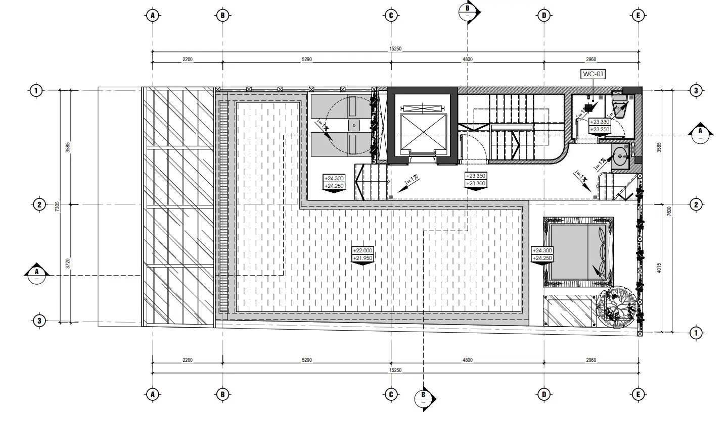 Sơ đồ mặt bằng (Floor Plan) là bản vẽ hai chiều mô tả cấu trúc tổng thể của công trình với góc nhìn từ trên cao xuống