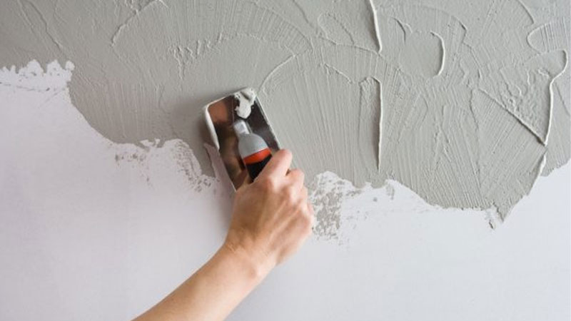 Bột trét được sử dụng cho bề mặt tường hoặc trần có những vết nứt