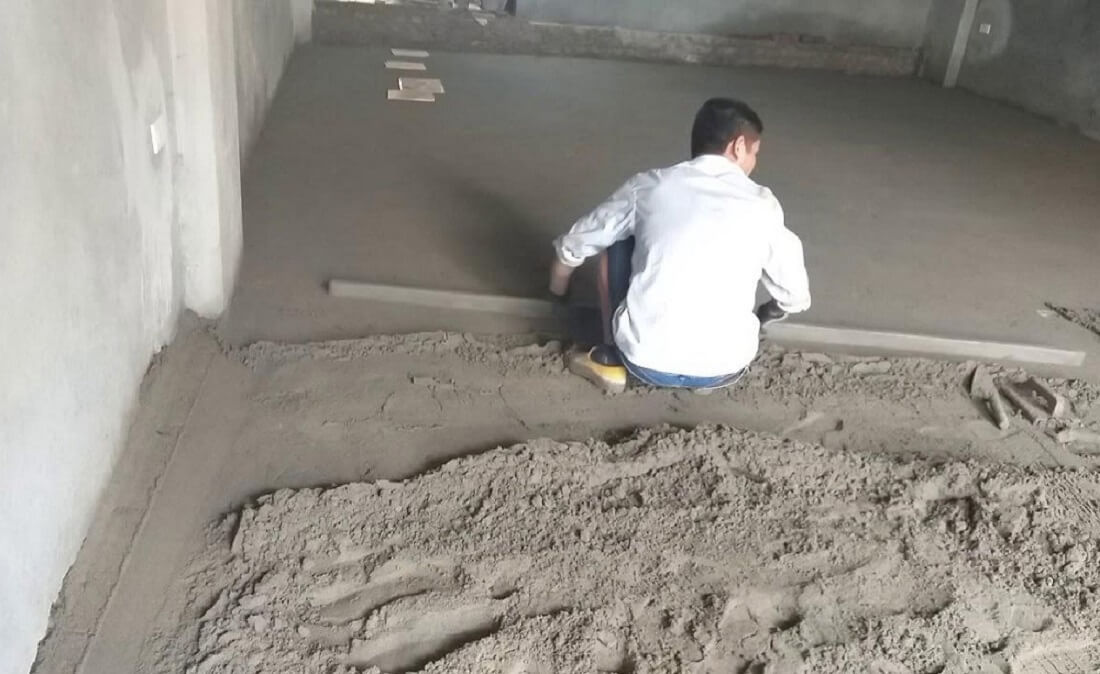 Cán nền 1m2 cần bao nhiêu xi măng