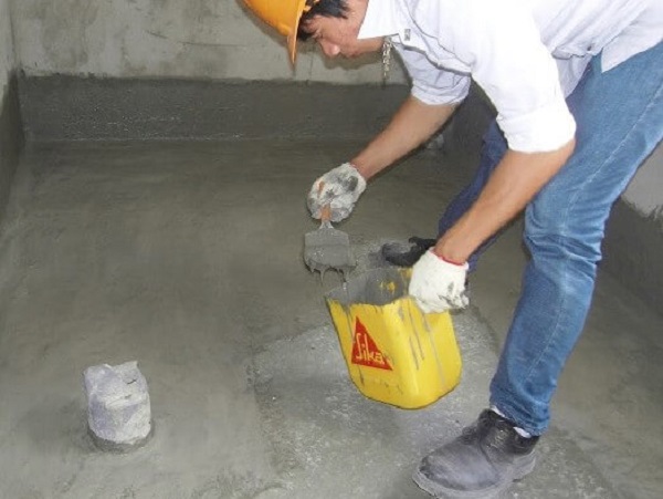 Chống thấm bằng chất chống thấm sika
