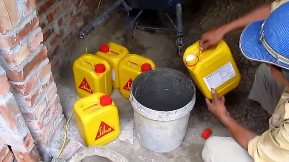 Chống thấm bằng sika