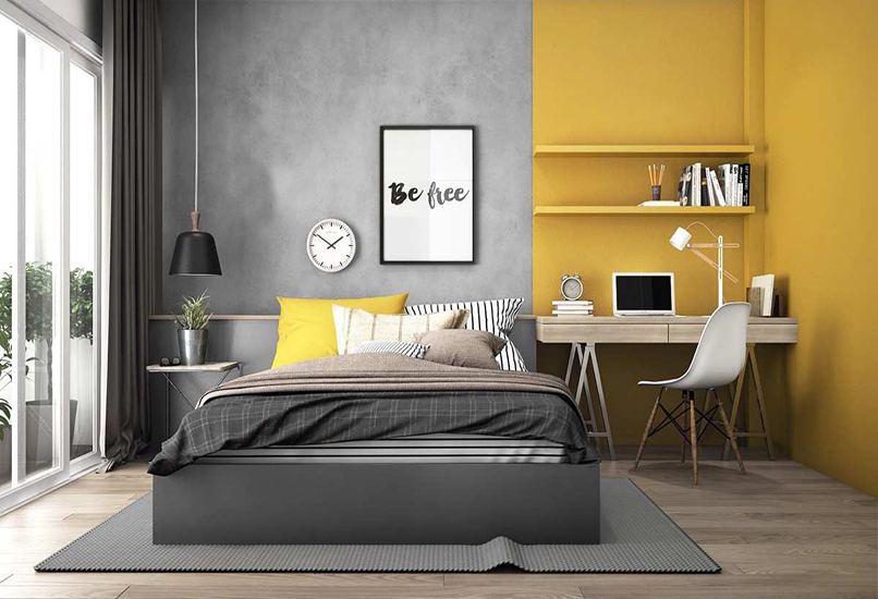 Nội thất phòng ngủ cho người mệnh Kim