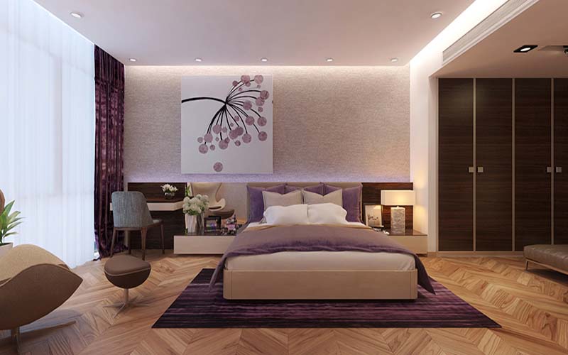 Nội thất phòng ngủ cho người mệnh Thổ