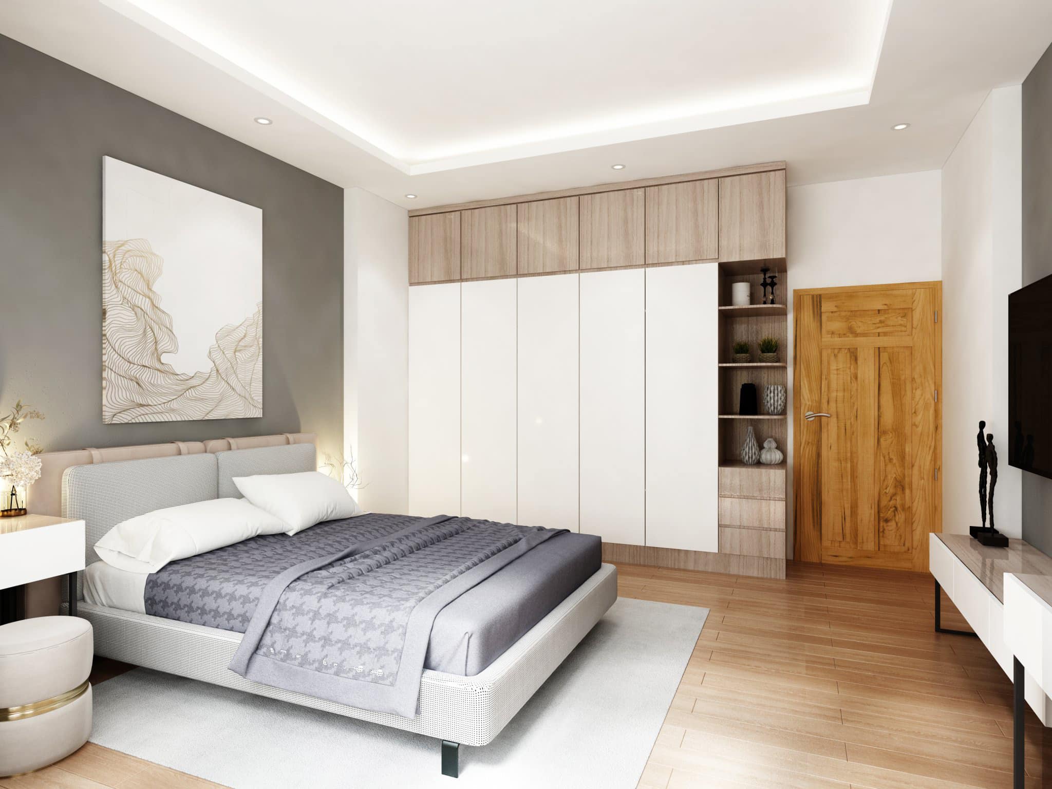 Nội thất phòng ngủ diện tích 20m2