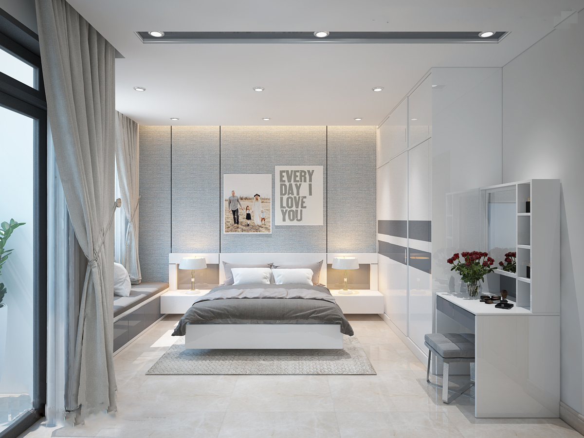 Nội thất phòng ngủ diện tích 30m2