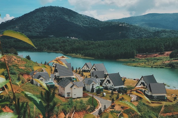 Cảnh quan resort phong cách Châu Âu