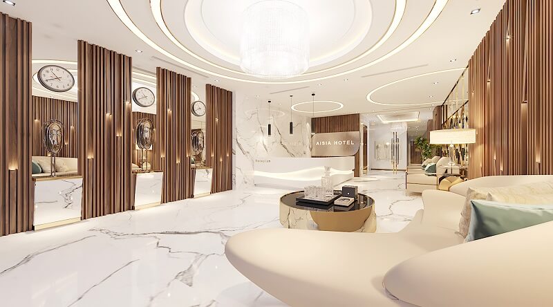 Khu vực tiền sảnh hiện đại
