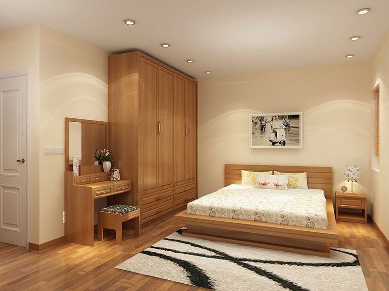 Thiết kế phòng ngủ diện tích 15m2 - 20m2