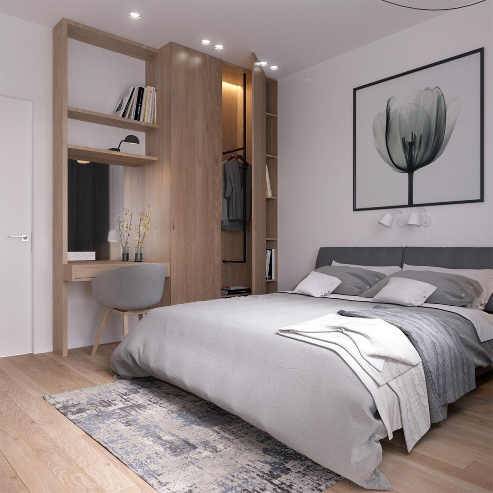 Thiết kế phòng ngủ nhỏ 2m2