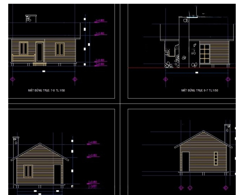 File cad resort nghỉ dưỡng 93 phòng ngủ đẹp hiện đại