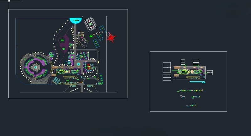 Hồ sơ bản vẽ thiết kế khu nghỉ dưỡng bờ biển file cad