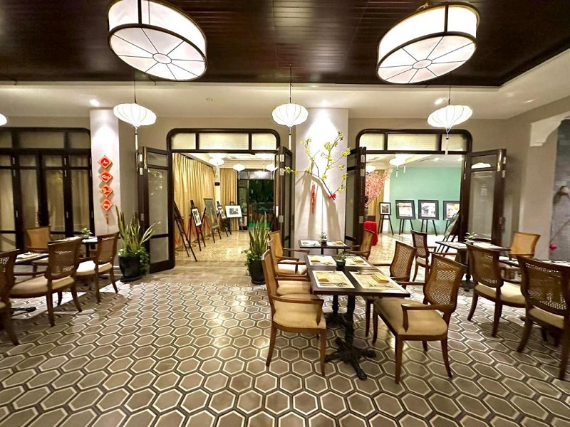 Không gian nhà hàng tại Allegro Hoi An