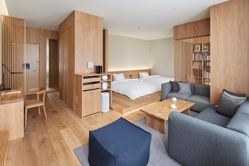 Nội thất phòng ngủ MUJI Hotel