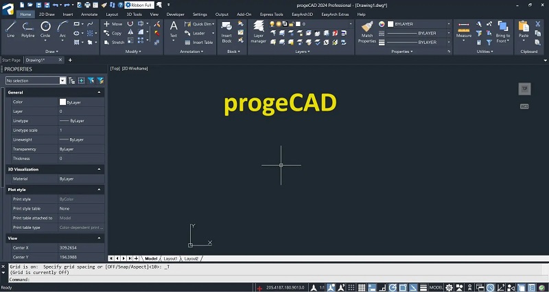 Phần mềm mô phỏng 3d ProgeCAD