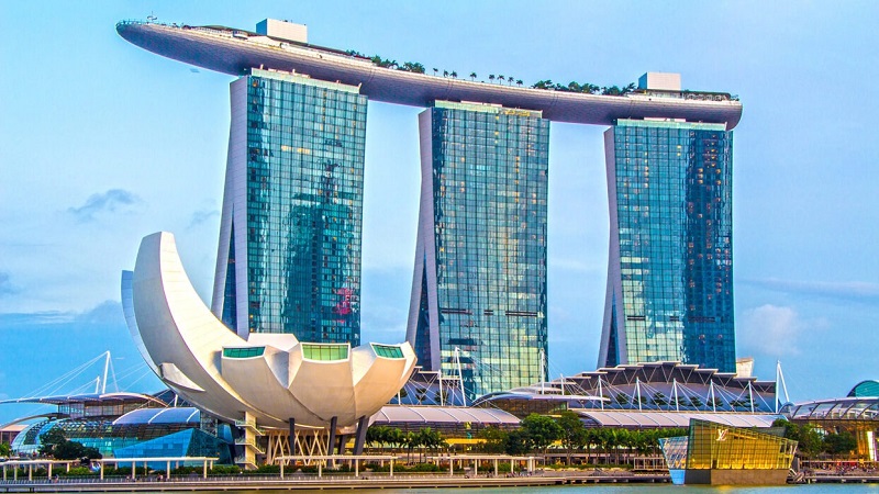 Phong cách hiện đại - Khách sạn Marina Bay Sands 