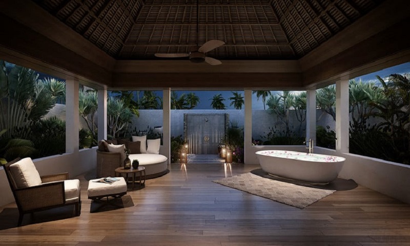 Phòng tắm resort phong cách hiện đại - 2
