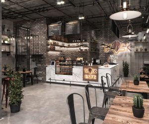 Thiết kế nội thất khách sạn phong cách công nghiệp