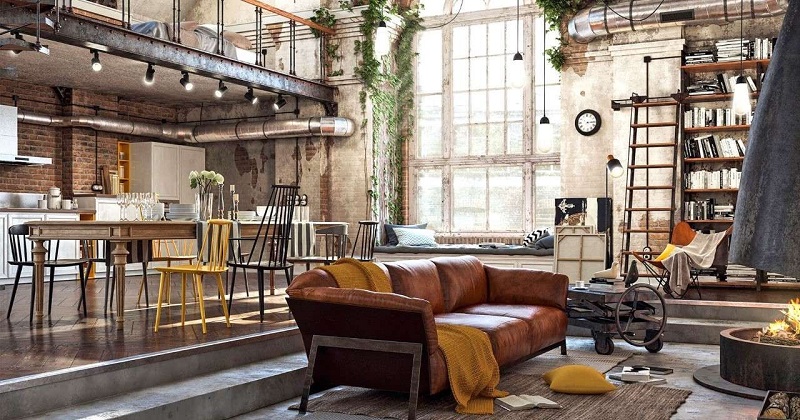 Tổng quan về phong cách công nghiệp (Industrial Style)