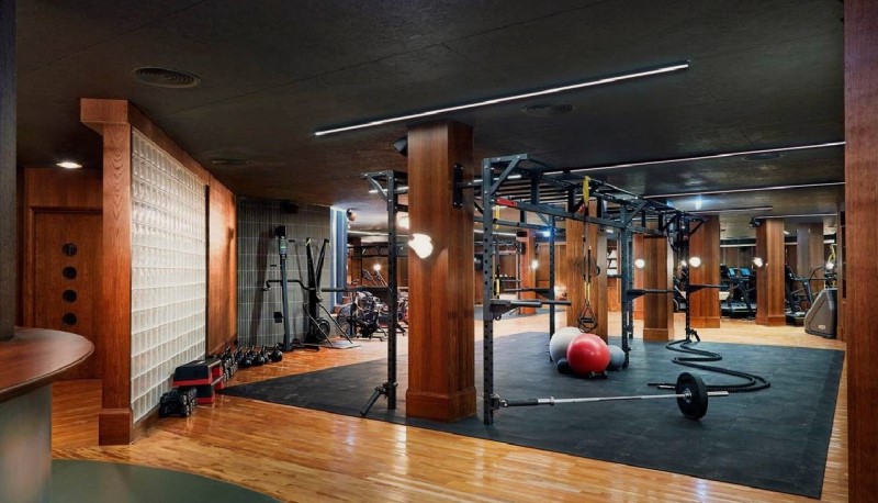 Phòng gym với đầy đủ tiện nghi