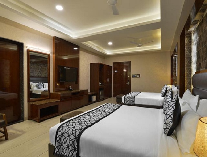 Phòng nghỉ giường đôi tiện nghi