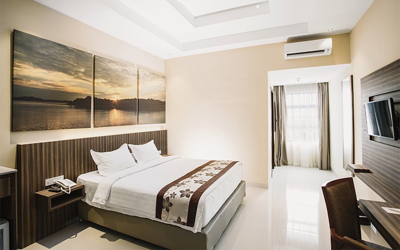 Thiết kế phòng deluxe hiện đại, tiện nghi