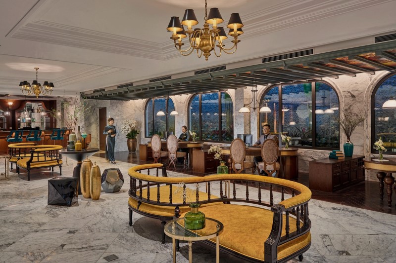 Thiết kế sảnh lễ tân khách sạn Luxury