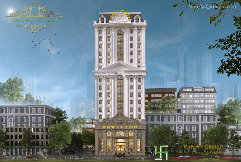 Toàn cảnh thiết kế Hoàng Hợp Hotel
