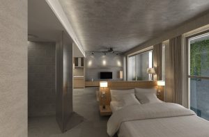 Phong cách thiết kế nội thất khách sạn tối giản
