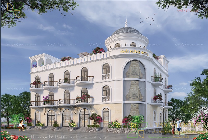 Khách sạn 2 sao 4 tầng sang trọng Khải Hưng Hotel