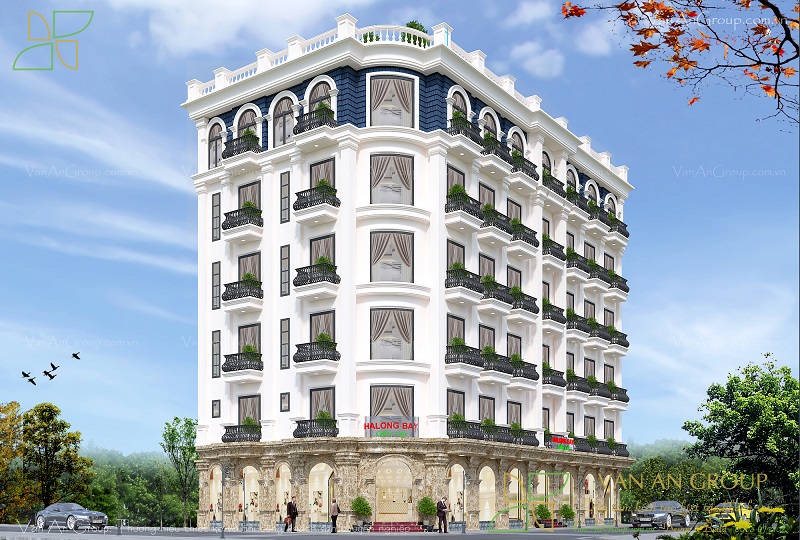 Kiến trúc kiểu Pháp mang sự tỉ mỉ, đường nét cầu kỳ