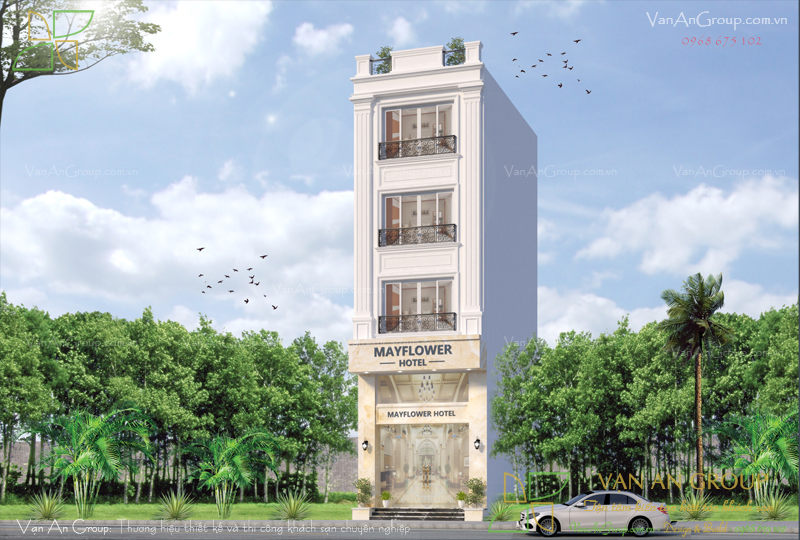 Thiết kế khách sạn 2 sao MayFlower Hotel