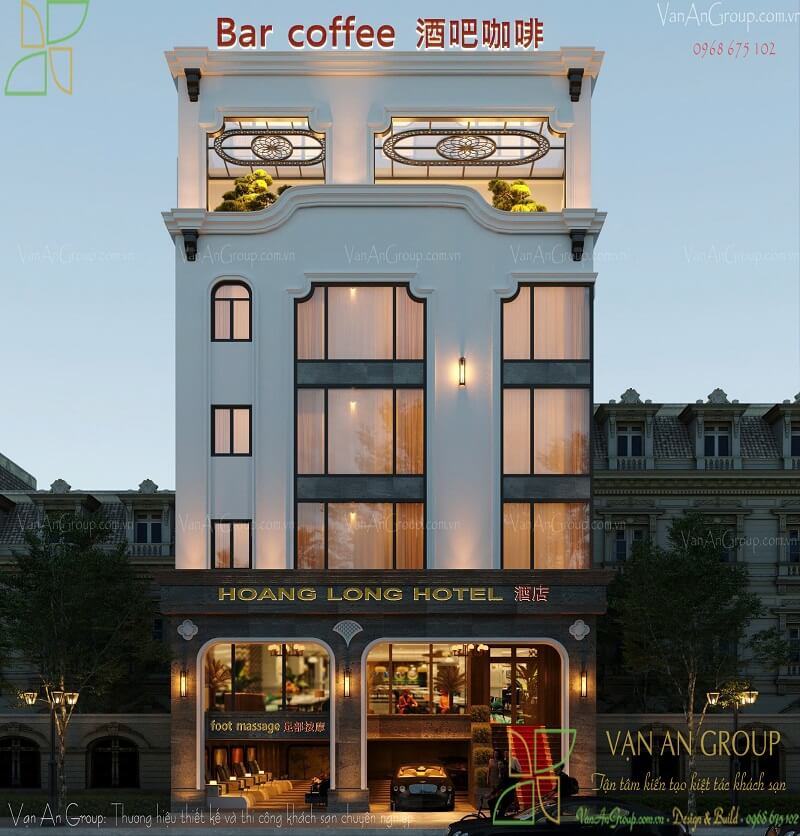 Thiết kế khách sạn phong cách Indochine tại Vạn An Group
