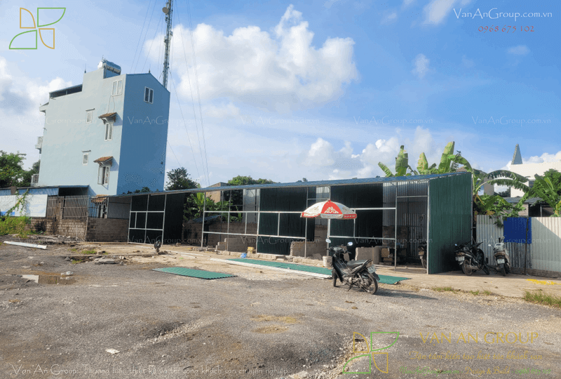 Bố trí nhà tạm cho công nhân